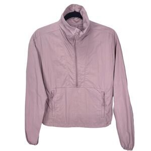 ALL IN MOTION Women's 1/4 ZIP PULLOVER Lightweight LONG SLEEVE Pink Size MEDIUM